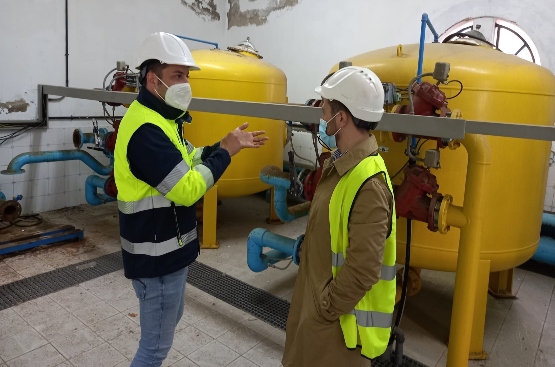 Ir a la noticia Comienzan las obras en la Estación de Tratamiento de Agua Potable de La Garduña